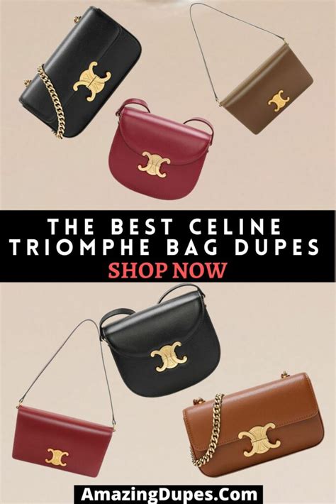 celine tie knot bag replica|celine triomphe bag dupes.